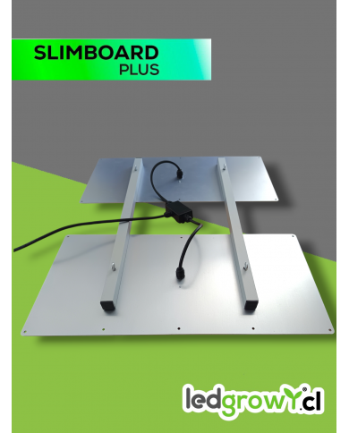 Slimboard LED cultivo indoor 240W espectro completo LED y alta eficiencia PPFD LedGrow Chile