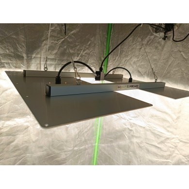 Slimboard LED cultivo indoor 240W espectro completo LED y alta eficiencia PPFD LedGrow Chile
