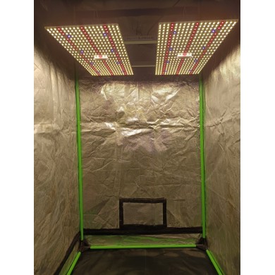 Slimboard LED cultivo indoor 240W espectro completo LED y alta eficiencia PPFD LedGrow Chile