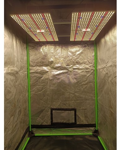 Slimboard LED cultivo indoor 240W espectro completo LED y alta eficiencia PPFD LedGrow Chile